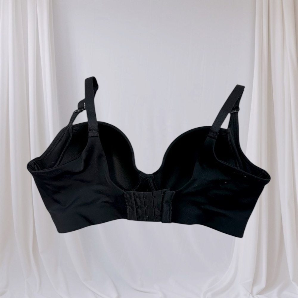 Leonisa  Back Smoothing Full Coverage Black Bra Size 34B - Picture 10 of 12